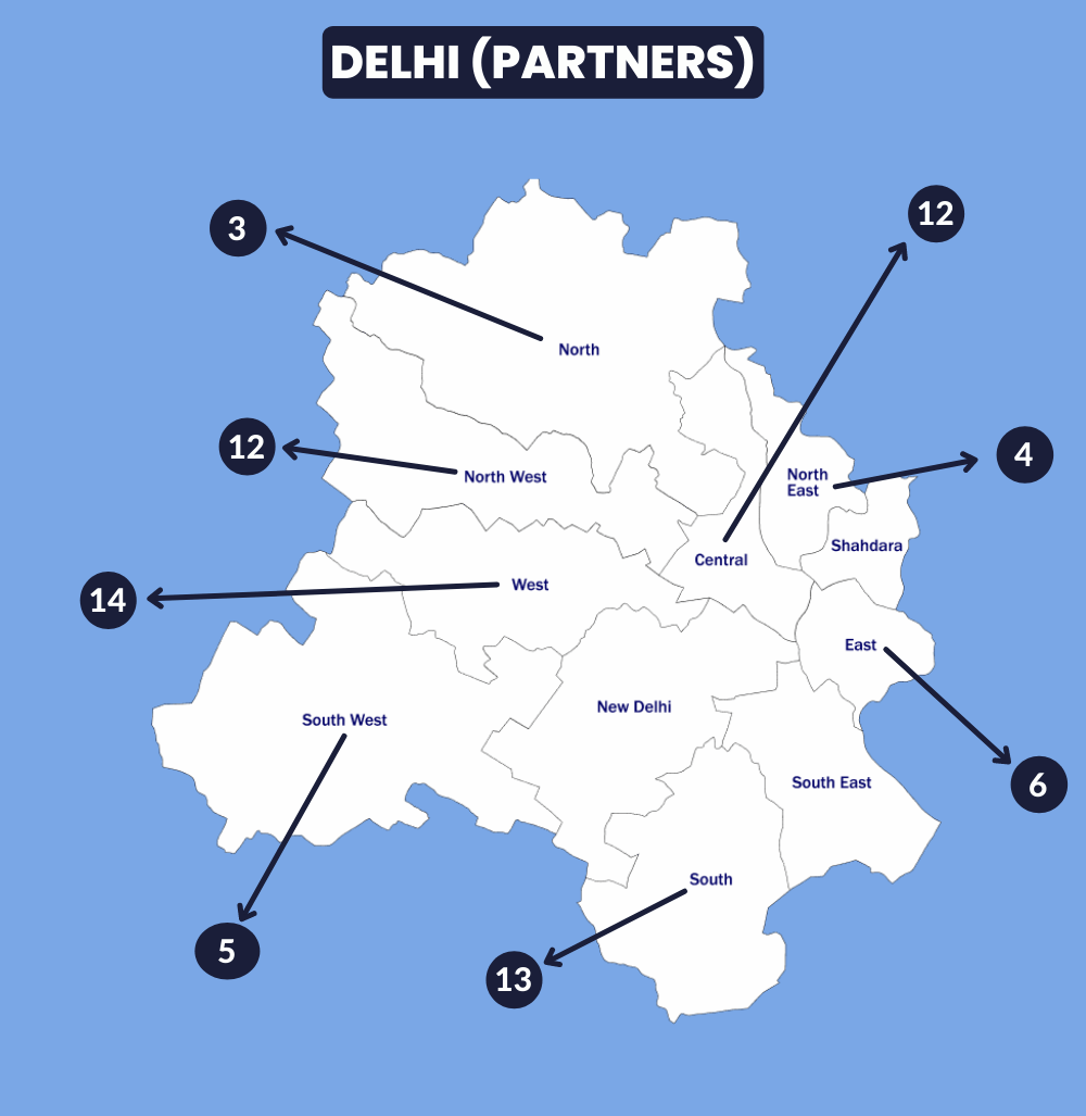 Delhi reworks partner map